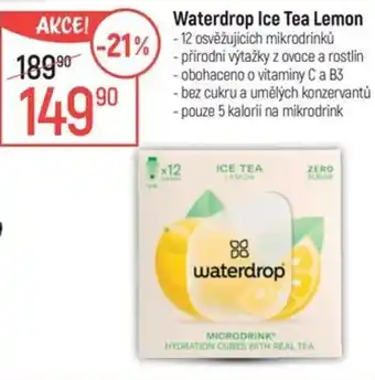 Globus Waterdrop Ice Tea Lemon nabídka