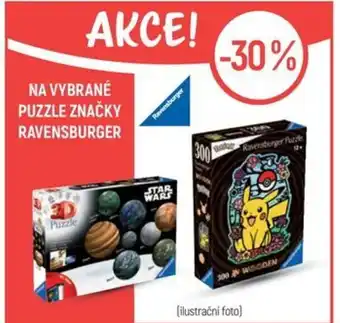 Globus Na vybrané puzzle značky Ravensburger nabídka