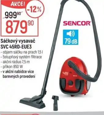 Globus Sáčkový vysavač SVC 45RD-EUE3 nabídka