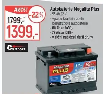 Globus Autobaterie Megalite Plus nabídka