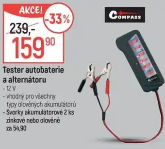 Globus Tester autobaterie a alternátoru nabídka