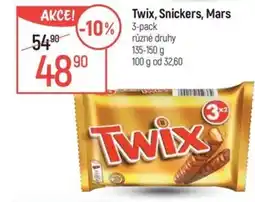 Globus Twix, Snickers, Mars nabídka