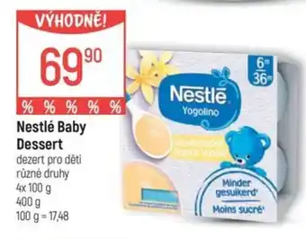 Globus Nestlé Baby Dessert nabídka