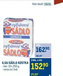 Makro ILSA sádlo kostka nabídka