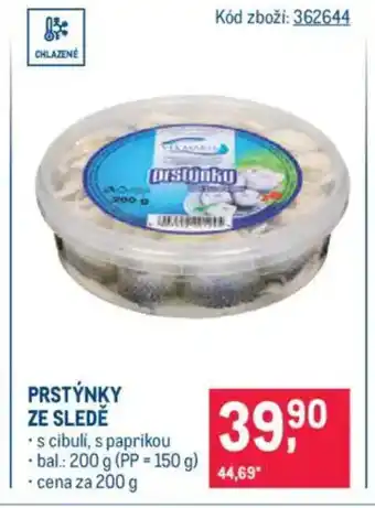 Makro Prstýnky ze sledě nabídka