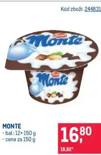 Makro ZOTT Monte nabídka