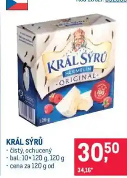 Makro Král sýrů nabídka