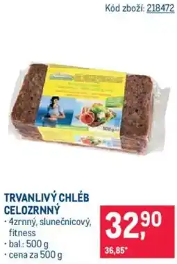 Makro Trvanlivý chléb celozrnný nabídka