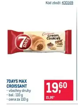 Makro 7DAYS Max croissant nabídka