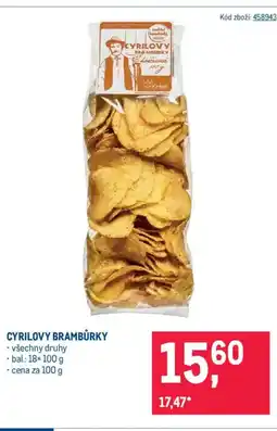 Makro Cyrilovy brambůrky nabídka