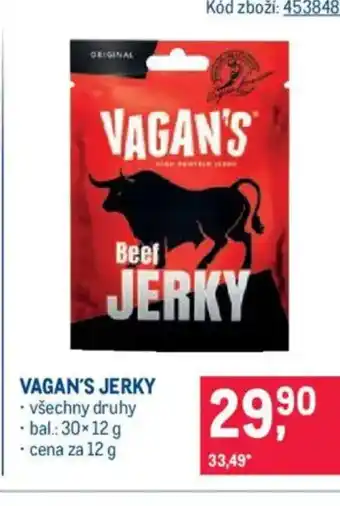 Makro VAGAN'S JERKY nabídka