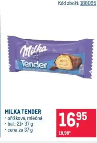 Makro MILKA Tender nabídka