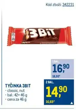 Makro Tyčinka 3BIT nabídka