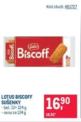 Makro LOTUS BISCOFF Sušenky nabídka