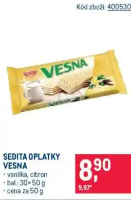 Makro SEDITA Oplatky vesna nabídka