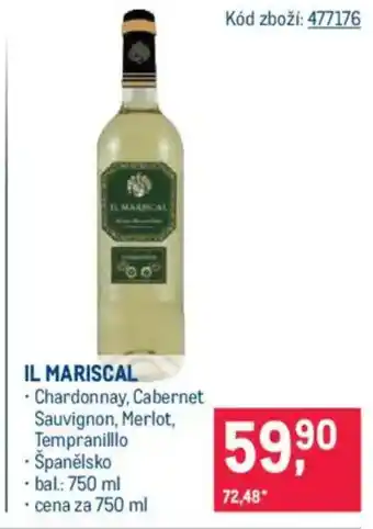 Makro IL MARISCAL nabídka