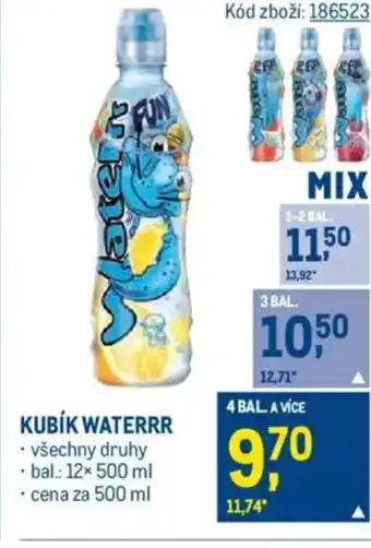 Makro KUBIK WATERRR nabídka