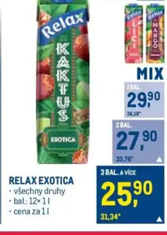 Makro RELAX Exotica nabídka