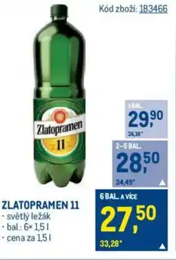 Makro ZLATOPRAMEN 11 nabídka