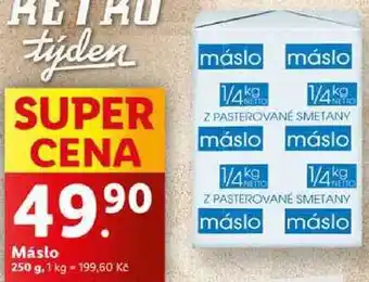 Lidl Máslo, 250 g nabídka