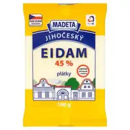 Lidl Madeta Jihočeský eidam 45% plátky 100g nabídka