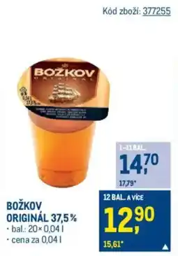 Makro BOŽKOV Originál 37,5% nabídka