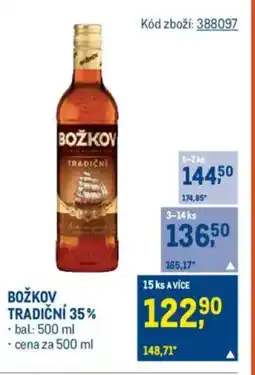 Makro BOŽKOV Tradiční 35% nabídka