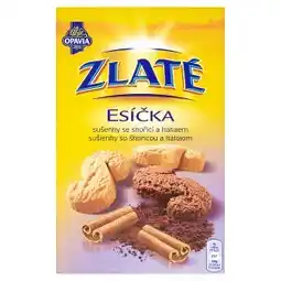 Lidl Opavia Zlaté Esíčka sušenky se skořicí a kakaem 220g nabídka