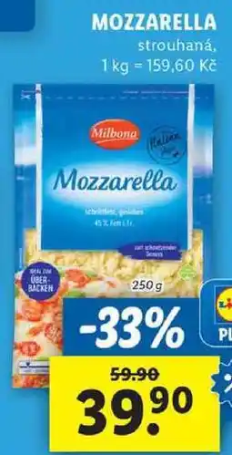 Lidl MOZZARELLA, 250 g nabídka