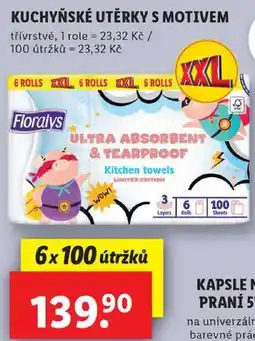 Lidl KUCHYŇSKÉ UTĚRKY S MOTIVEM, 6x 100 útržků nabídka