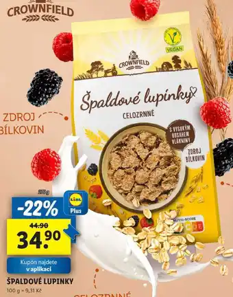 Lidl ŠPALDOVÉ LUPÍNKY, 375 g nabídka