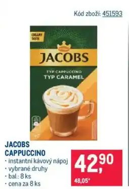 Makro JACOBS Cappuccino nabídka