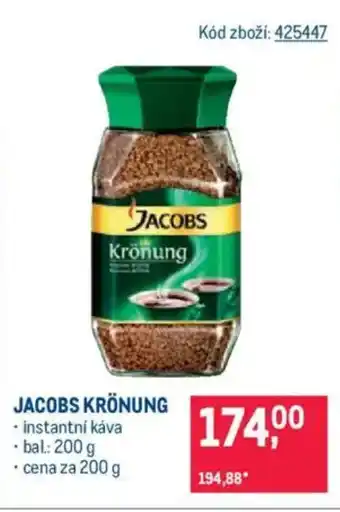 Makro JACOBS Krönung nabídka