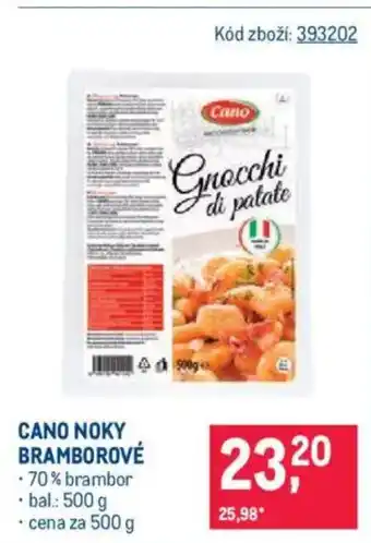 Makro CANO Noky bramborové nabídka