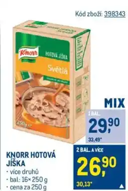 Makro KNORR Hotová jíška nabídka