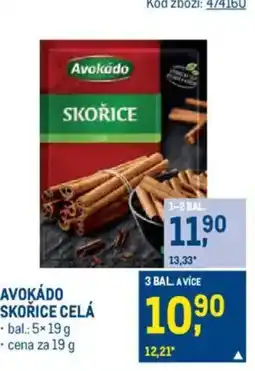 Makro AVOKÁDO Skořice celá nabídka