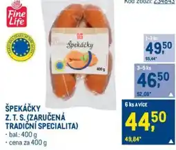 Makro Špekáčky z. t. s. (zaručená tradiční specialita) nabídka