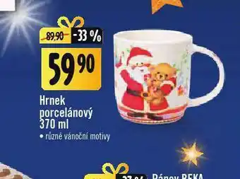 Hrnek porcelánový