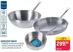 Makro Nerezové pánve nabídka