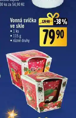 Vonná svíčka ve skle