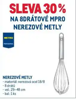 Makro Nerezové metly nabídka