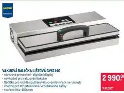 Makro Vakuová balička lištová gvs1140 nabídka