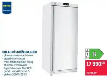 Makro Chladicí skříň gre6600 nabídka