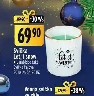 Jip Svíčka let it snow nabídka
