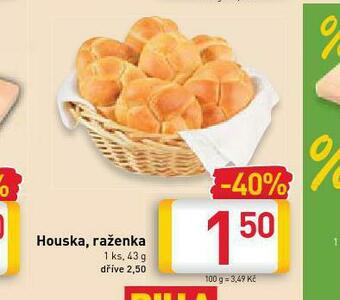 Billa Houska, raženka nabídka