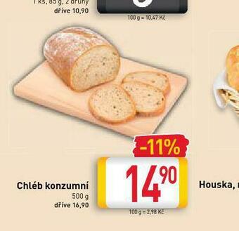 Billa Chléb konzumní nabídka