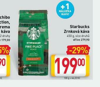 Billa Starbucks zrnková káva nabídka