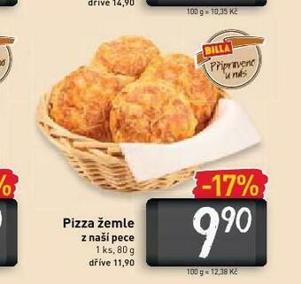 Billa Pizza žemle nabídka