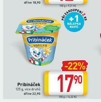 Billa Pribináček nabídka