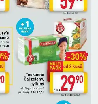 Billa Teekanne čaj zelený, bylinný nabídka
